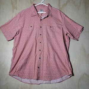 L.L. Bean Lake Washed Camp Shirt Button Down Traditional Fit XLT